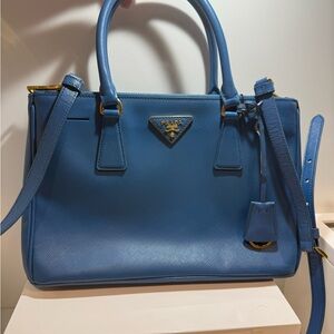 Prada Cobalt Blue Saffiano Leather Bag